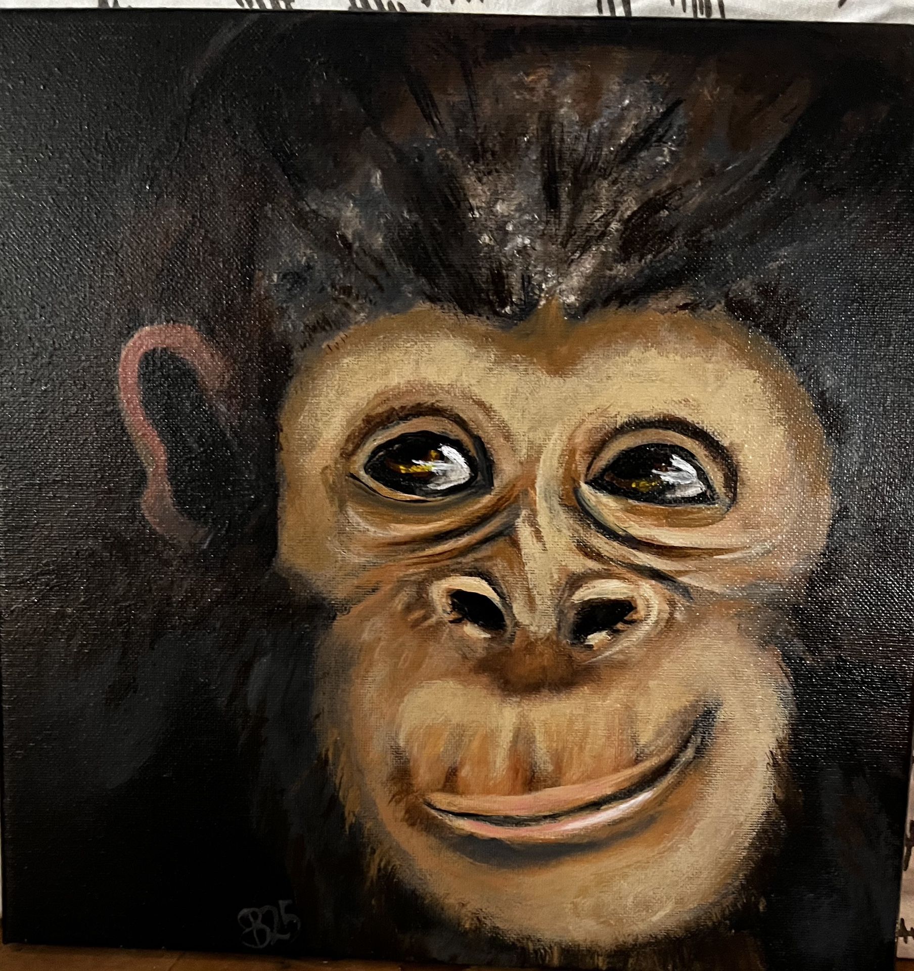 Painting Chimpanzee