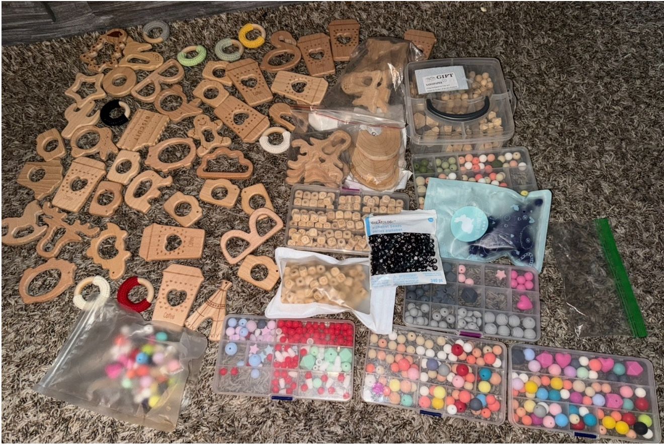 Baby Teething Toy Making Supplies Selling All Together