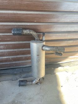 BMW Factory OEM Single-Sided Exhaust Muffler