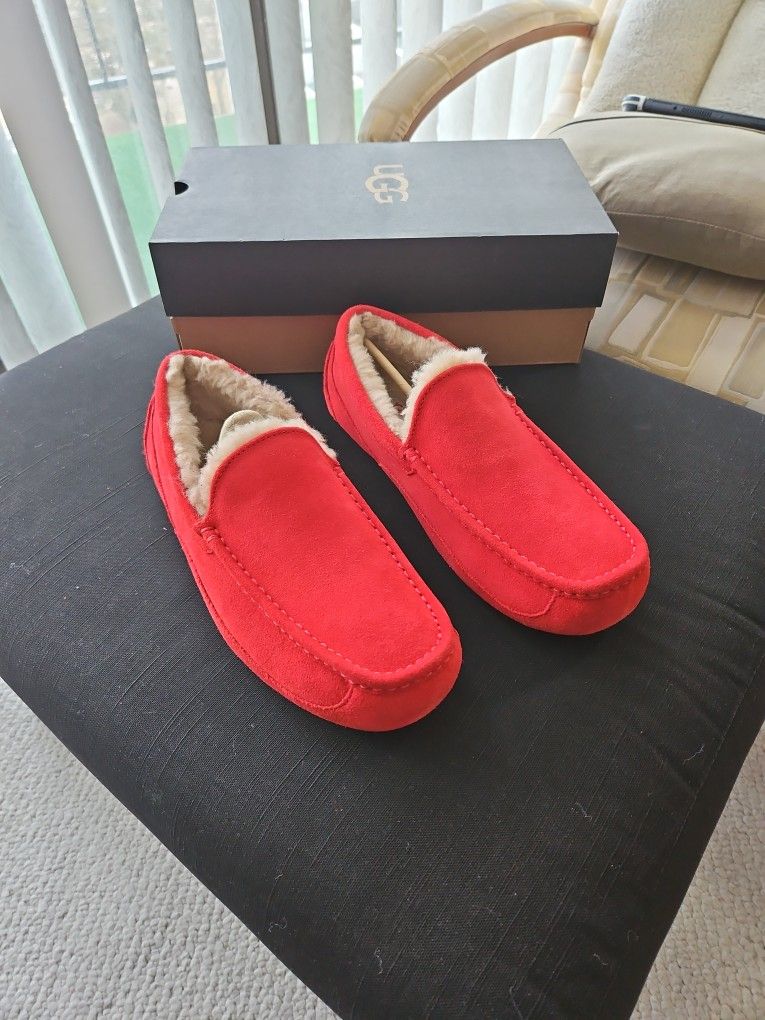 Red UGG Slippers Size 12