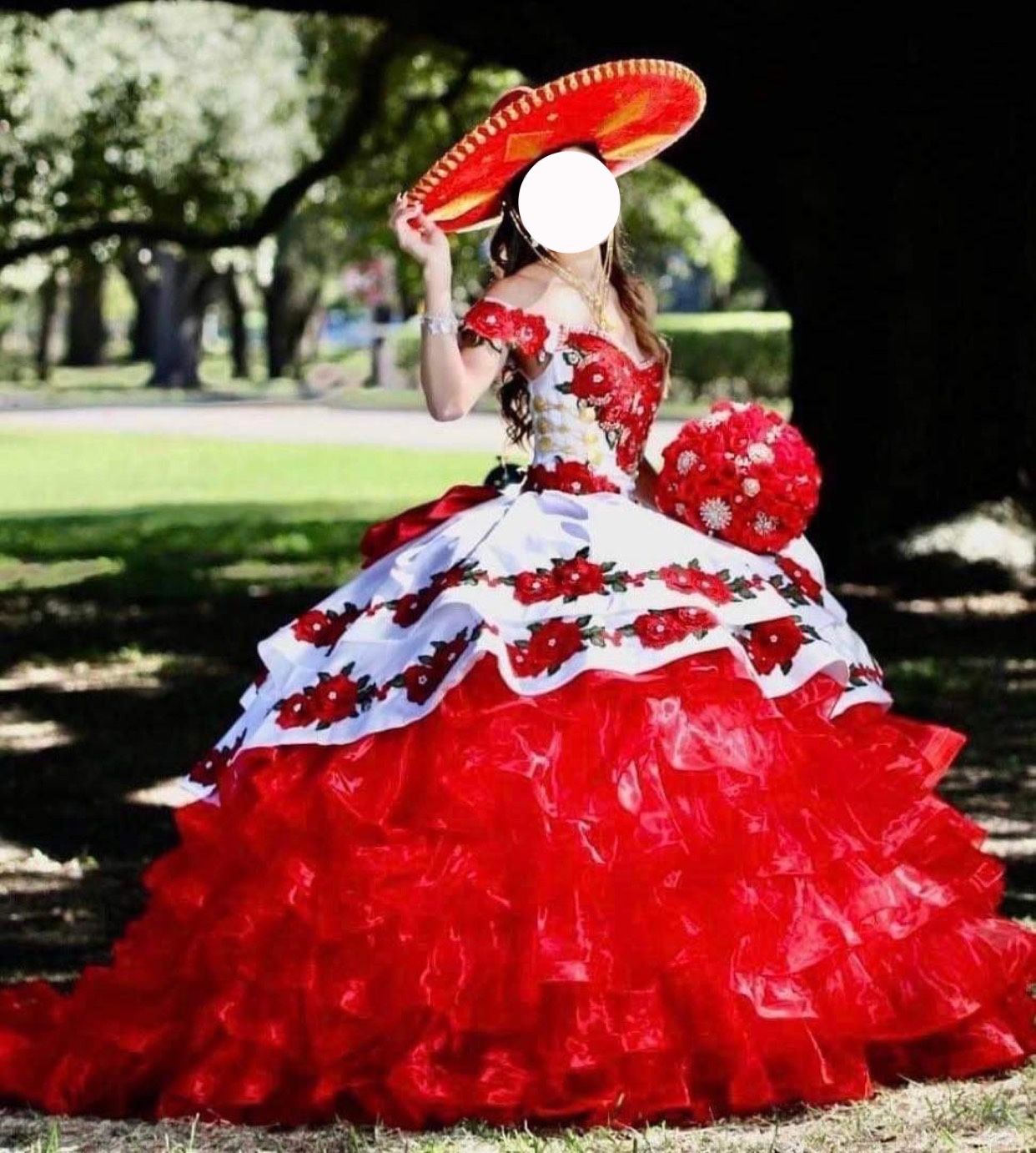 Quince/ Sweet 16 Mexican Charro Dress