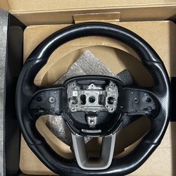 OEM Flat Bottm Dodge Charger Scat Pack Widebody Steering Wheel
