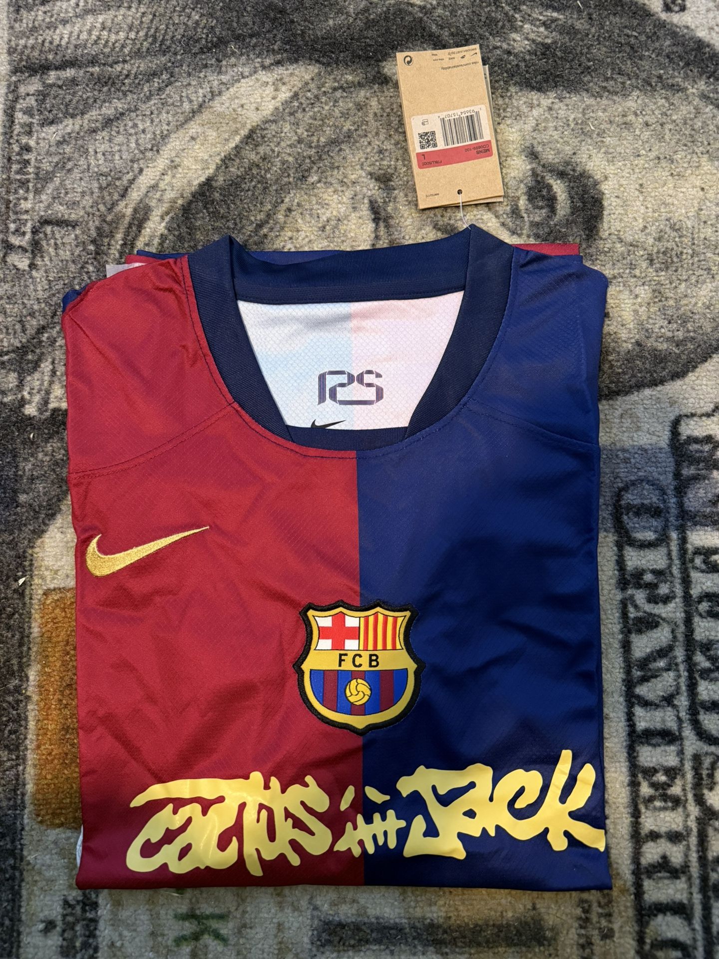 Barcelona Jersey Travis Scott Collab