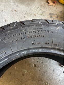 275/55/r20 tire  like new