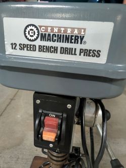 Central machinery 12 speed bench drill press
