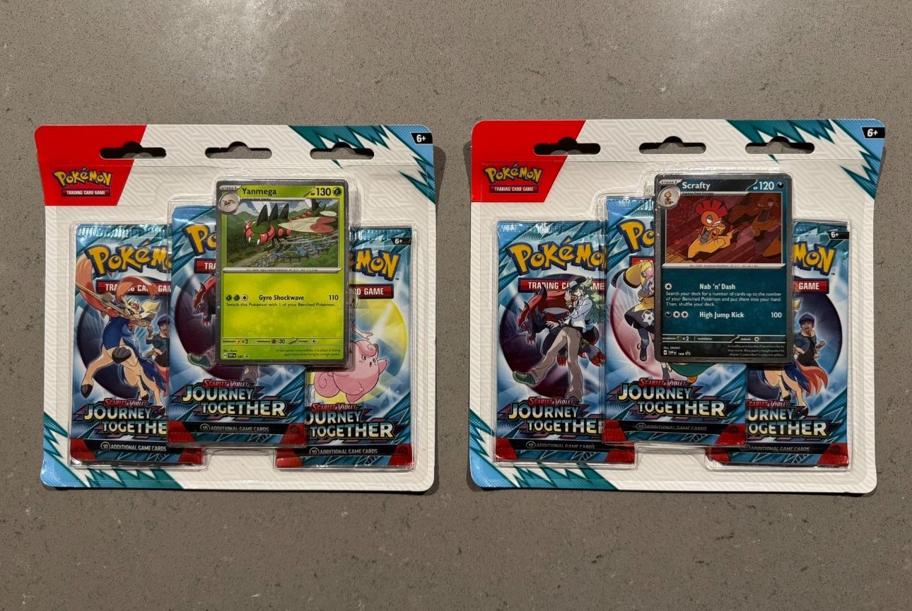 Journey Together 3 Pack Blister (Pokemon Cards)