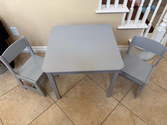 Delta children grey wooden table