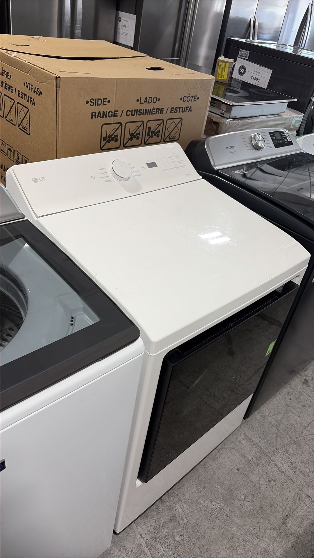 LG gas dryer