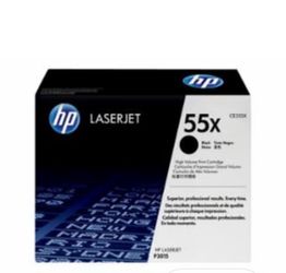 HP Black Toner Cartridge, CE255X OEM