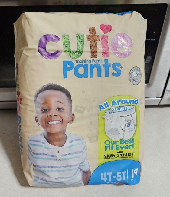 Cuties Training Pants for Boys Size: 4T-5T 38 Lbs. Plus, 19 Count Pkg Skip