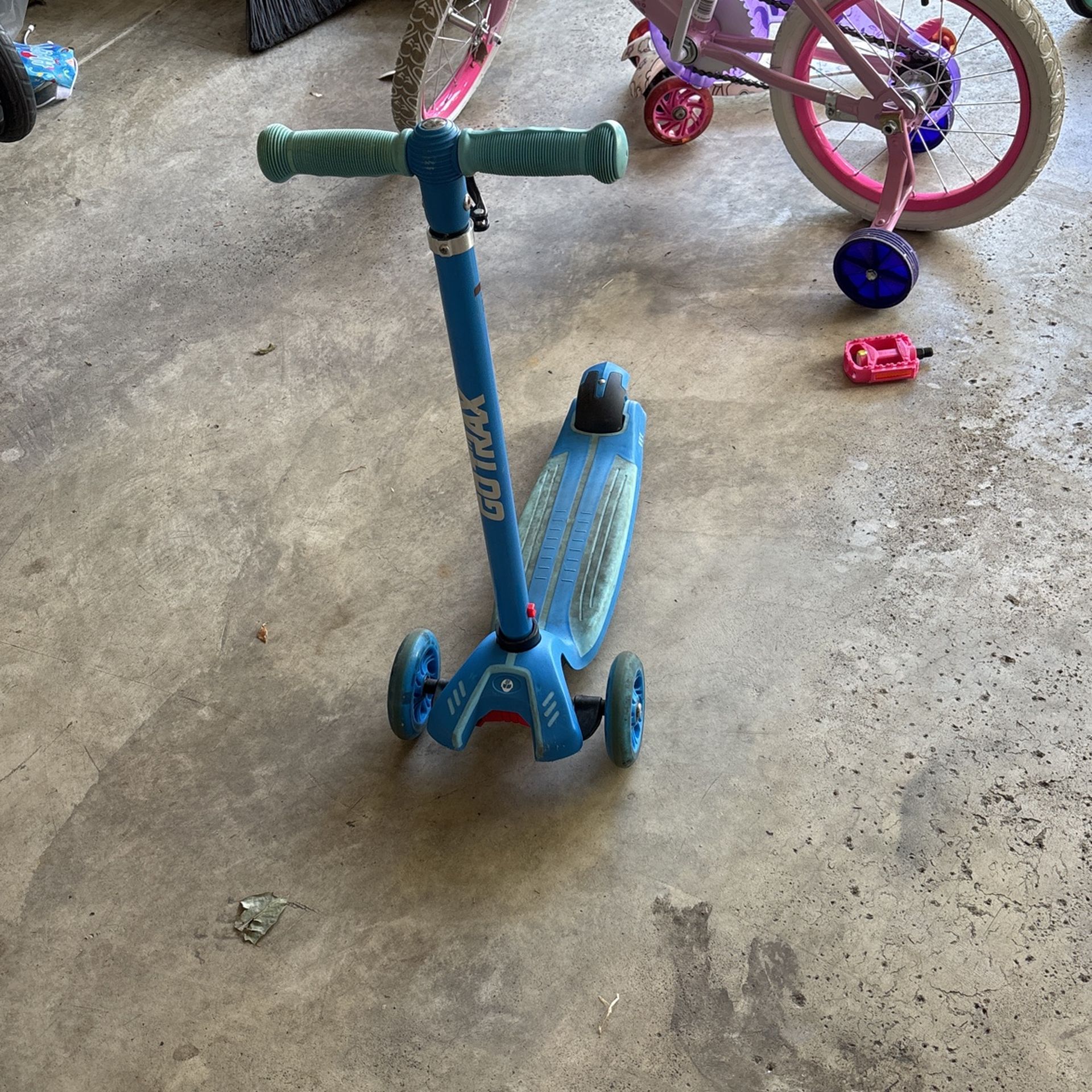 Blue Scooter