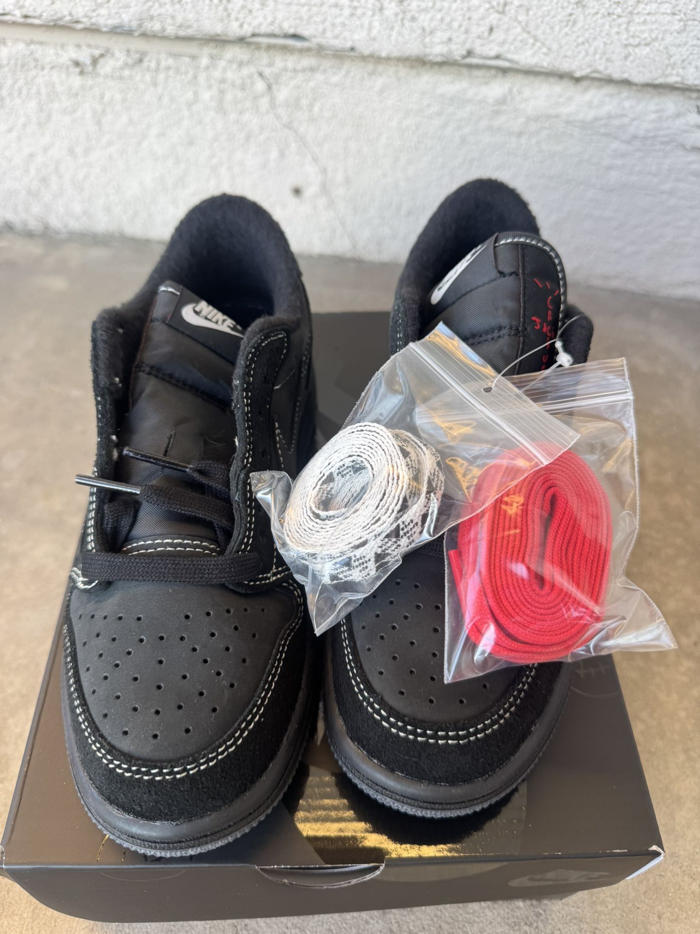 New Nike Air Jordan 1 Low OG SP x Travis Scott Cash Or Bitcoin Only “Black Phantom” PS 3Y