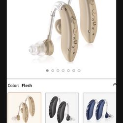 Hearing Aids , Hearing Aids for Seniors Rechargeable Hearing Amplifier with Noise Cancelling for Adults Hearing Loss , Digital Ear Hearing Assist Devi