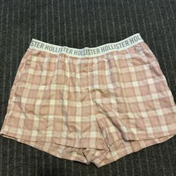WOMENS XL HOLLISTER SLEEP SHORTS