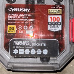 Husky 26 Piece, Universal Socket Set