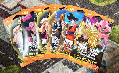 Dragon Ball Super Card Game Fusion World ST01 Booster Packs x6