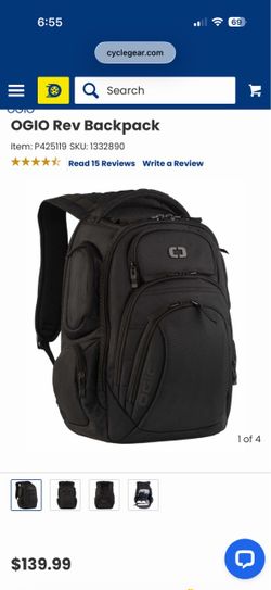 Ohio Motorcycle Backpack