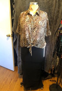 Skirts and blouse size L