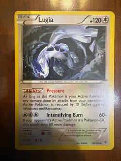 Pokemon Lugia 78/124 XY Fates Collide Non-Holo Rare 2016 NM/M 💫