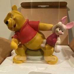 Disney Winnie the Pooh & Piglet 3-D peekaboo frame 4 x 6 Rare HTF Retired