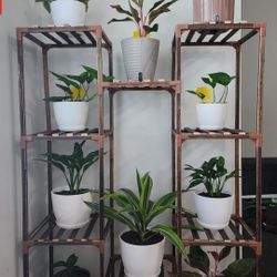 Plant Pots With Drainage Holes - 5 SET 