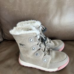 Sorel Girl Faux Fur Winter Boots, Size 1