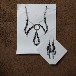Handmade Necklace and earrings
