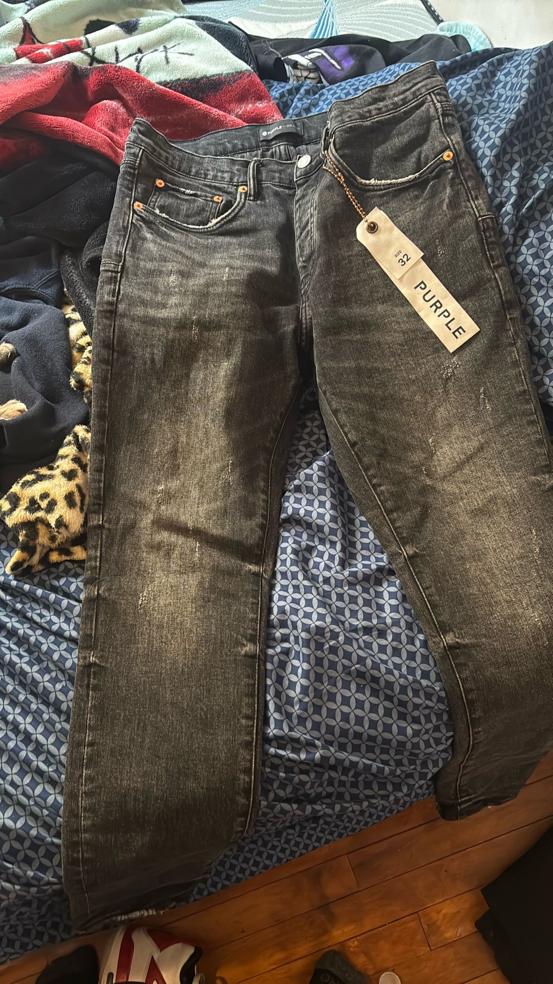 Purple Brand Jeans Black & Grey