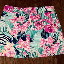 NEW Lilly Pulitzer Skirt Skort Size 4 