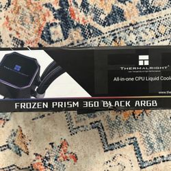 Thermalright Frozen Prism 360 Black ARGB All-in-one CPU Cooler
