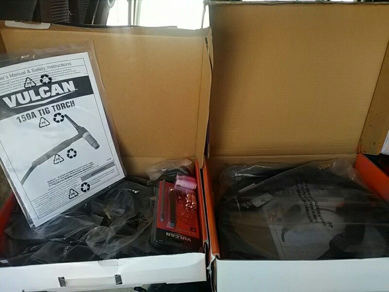 Vulcan 150a Tig torch-- Vulcan 180a might gun $60 each r both for $90