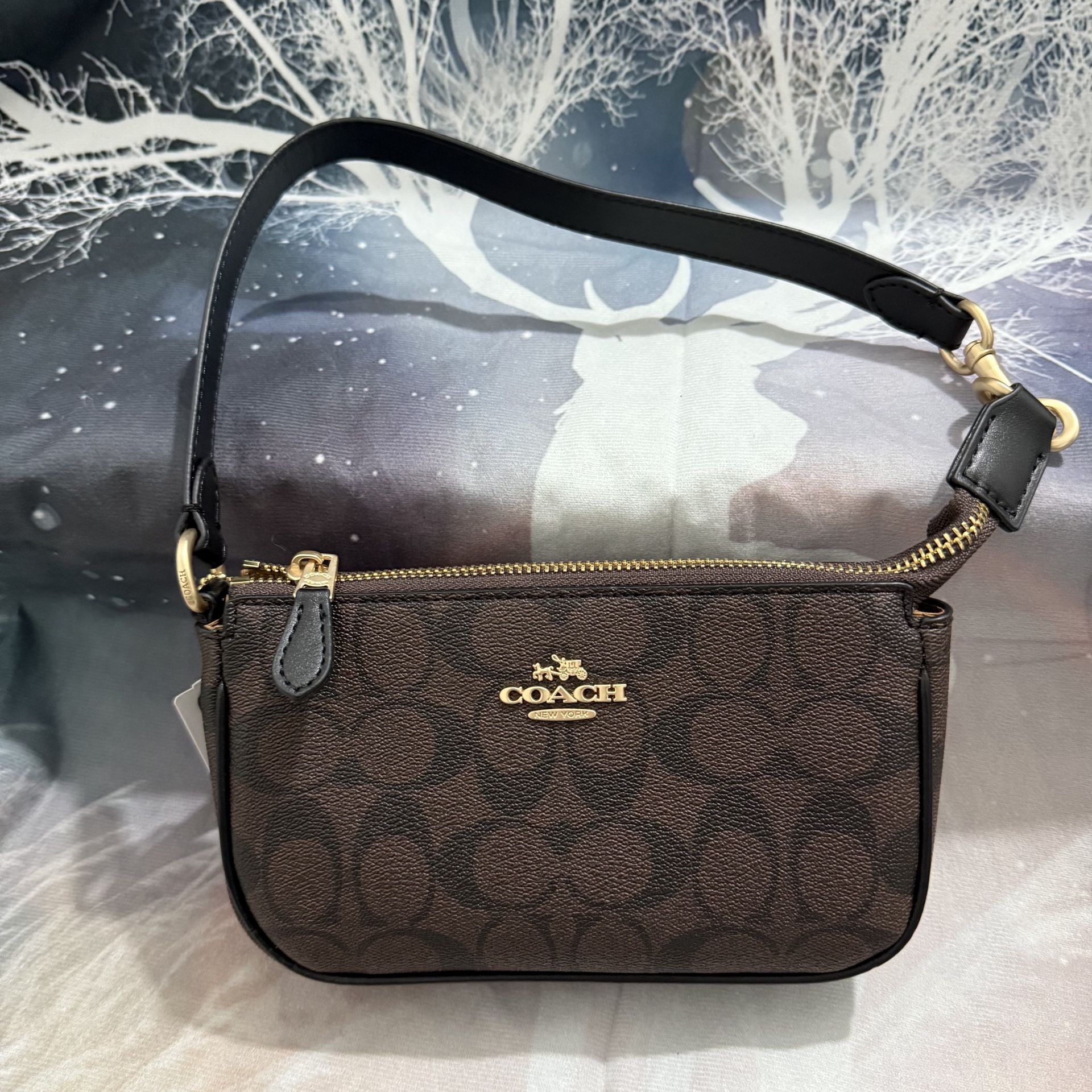 Coach Mini Shoulder Bag Brown
