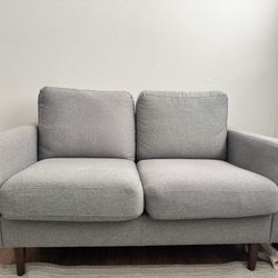 Grey small couch