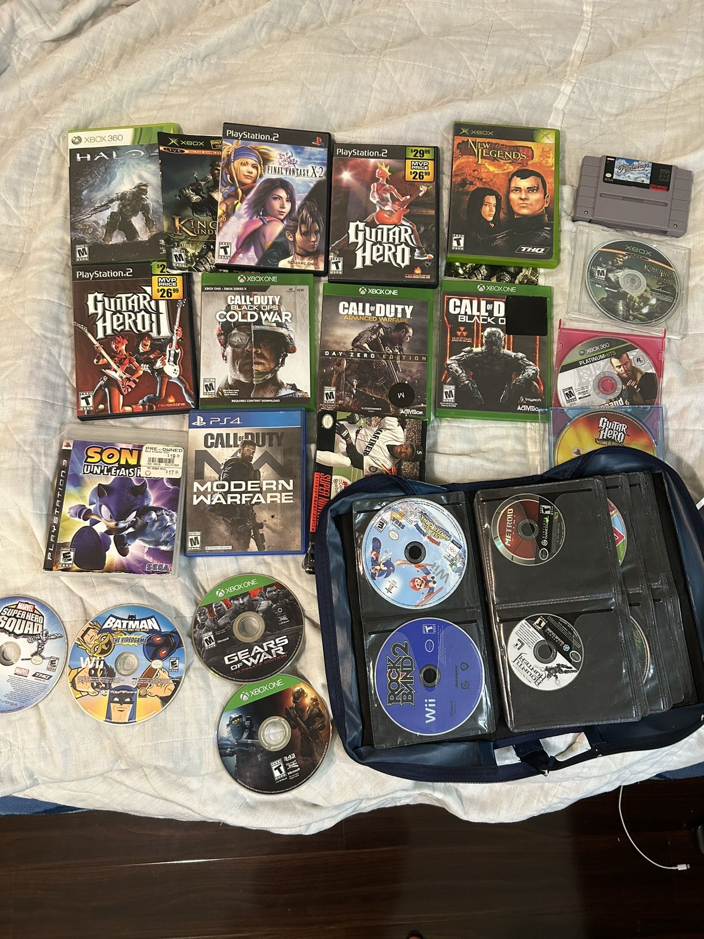 Xbox 360 One Nintendo wii gamecube ps2 ps3 game lot bundle