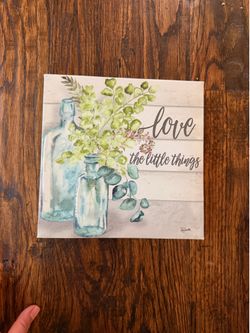 Love the Little Things wall art