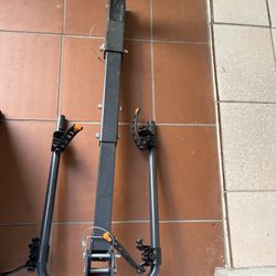 Black Metal Bike Rack Carrier