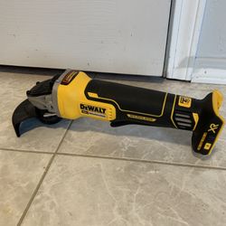 Dewalt 20V MAX XR Cordless Brushless 4.5 in. Slide Switch Small Angle Grinder with Kickback Brake
