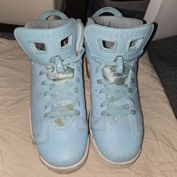 Nike Air Jordan 6 Retro GS in the "Still Blue