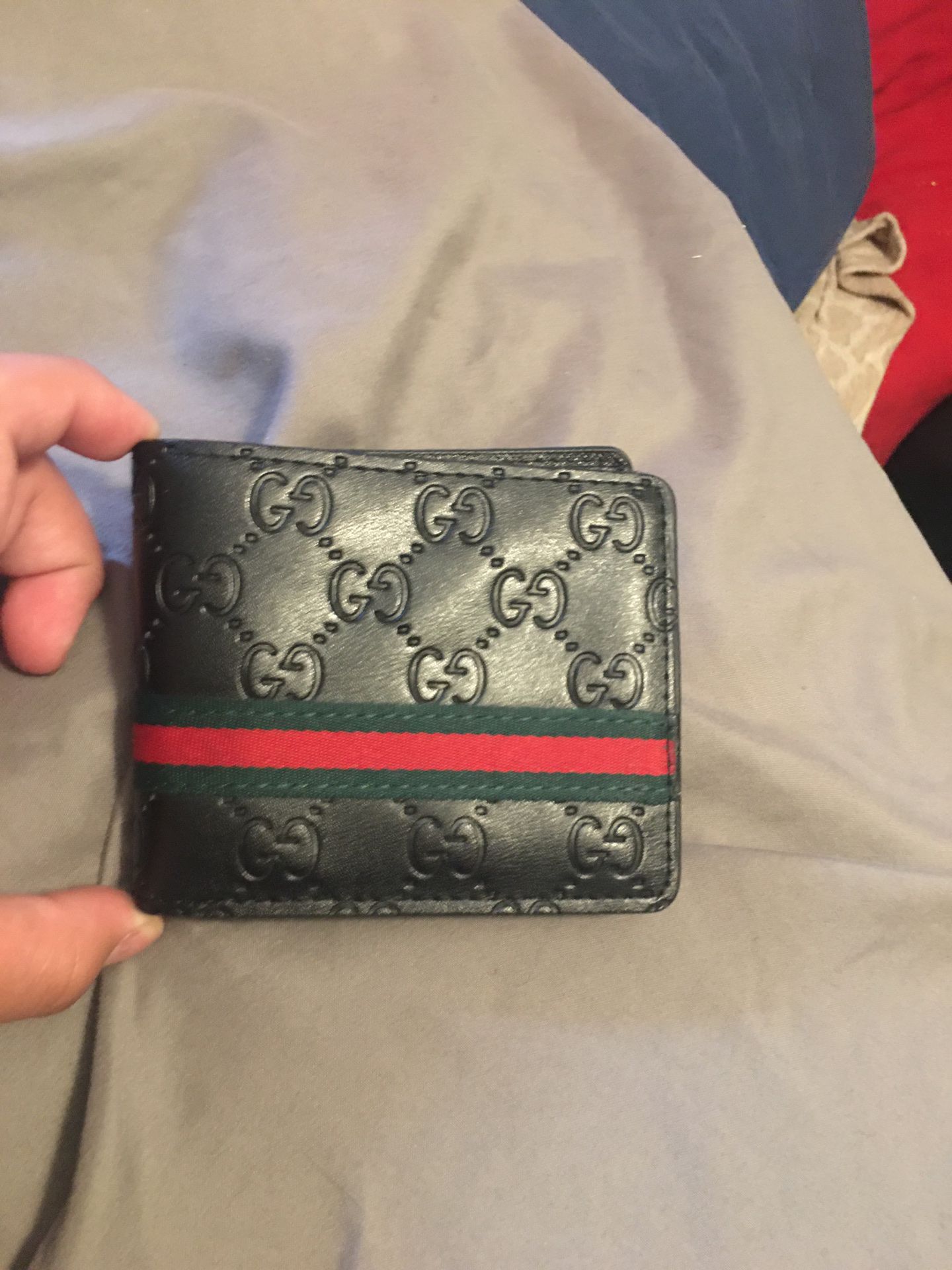 Black leather Gucci wallet