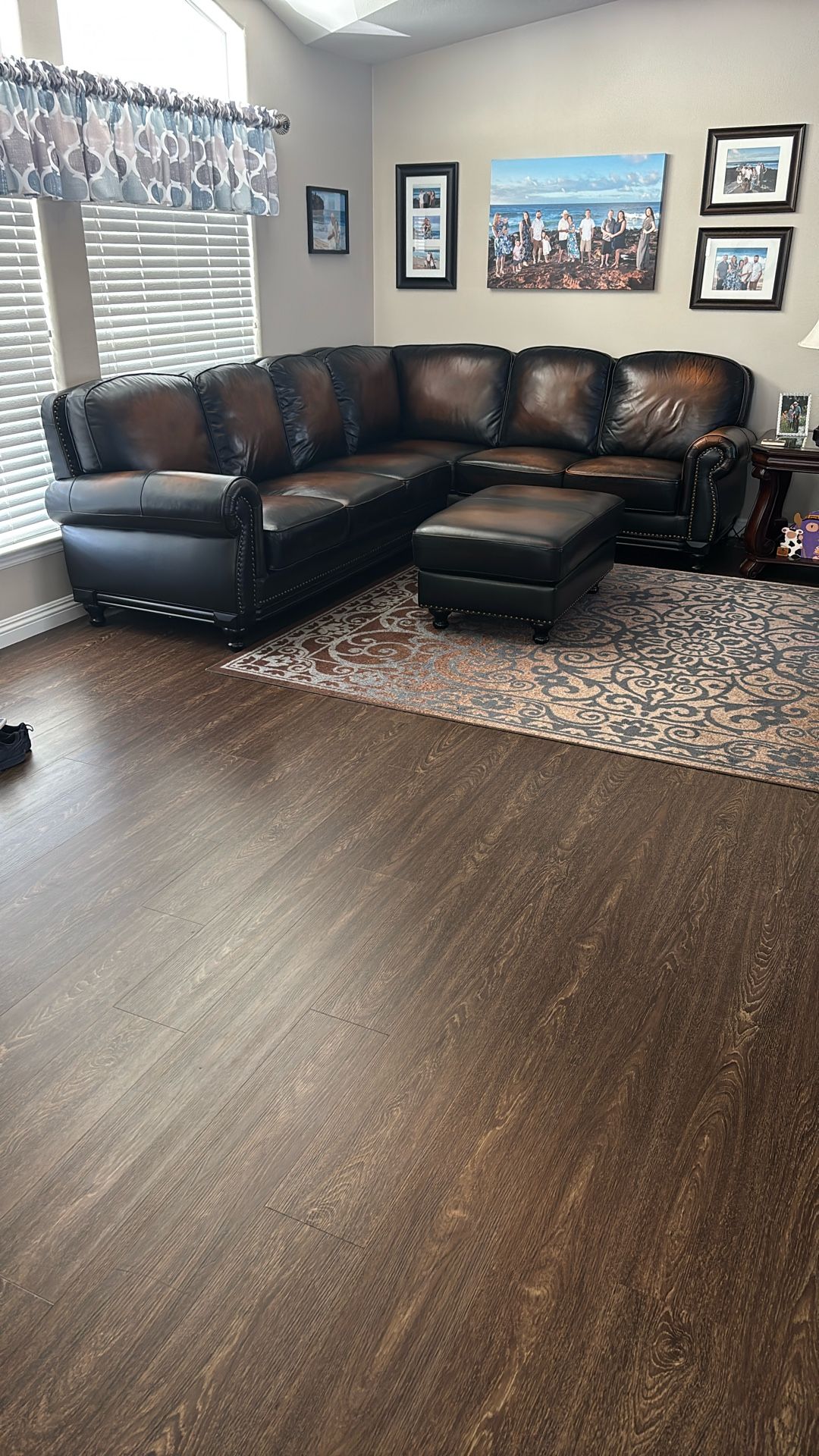 Leather Corner Sofa 