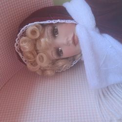 Vintage Porcelain Doll Set