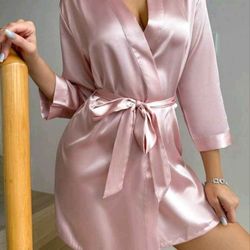 Women's Satin And Polyester Nightgown SIZE M ( NEW )