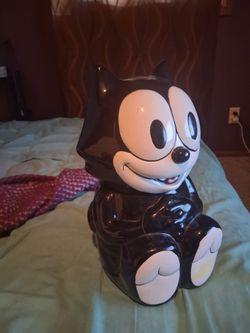 Felix the Cat Ceramic Cookie Jar