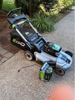 EGO Power + 21” 56V Electric Push Mower - 5.0 Ah Battery and Charger Included