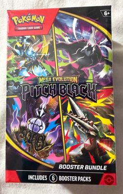 Pokemon Mega Evolution Pitch Black Booster Bundle Factory Sealed
