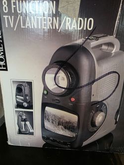Hurricane camping disaster survival kit has tv, radio, compass, charger, car cord, siren, etc