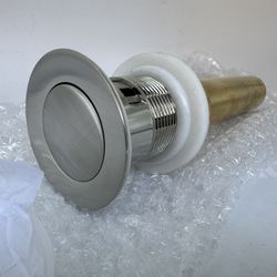 Brass Bathroom Push Pop Up Drain 