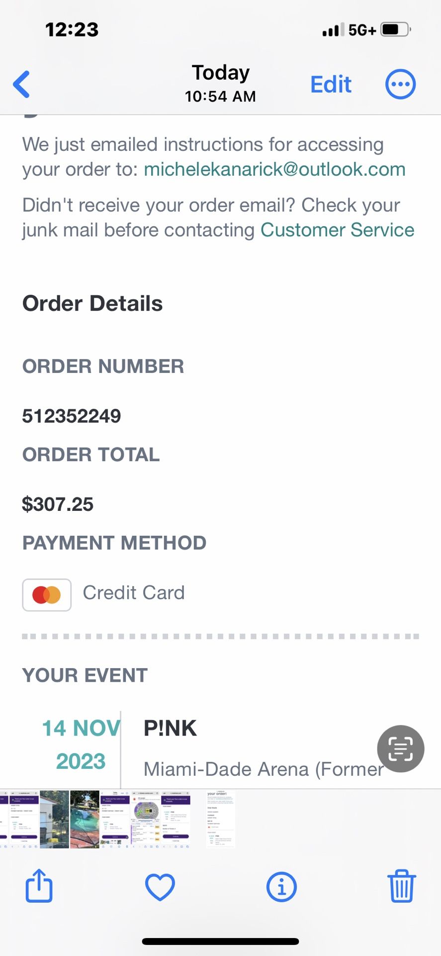 Pink Concert Tickets