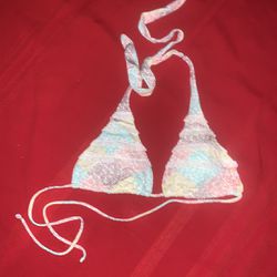 $8 VS Pastel Beaded Bikini Top