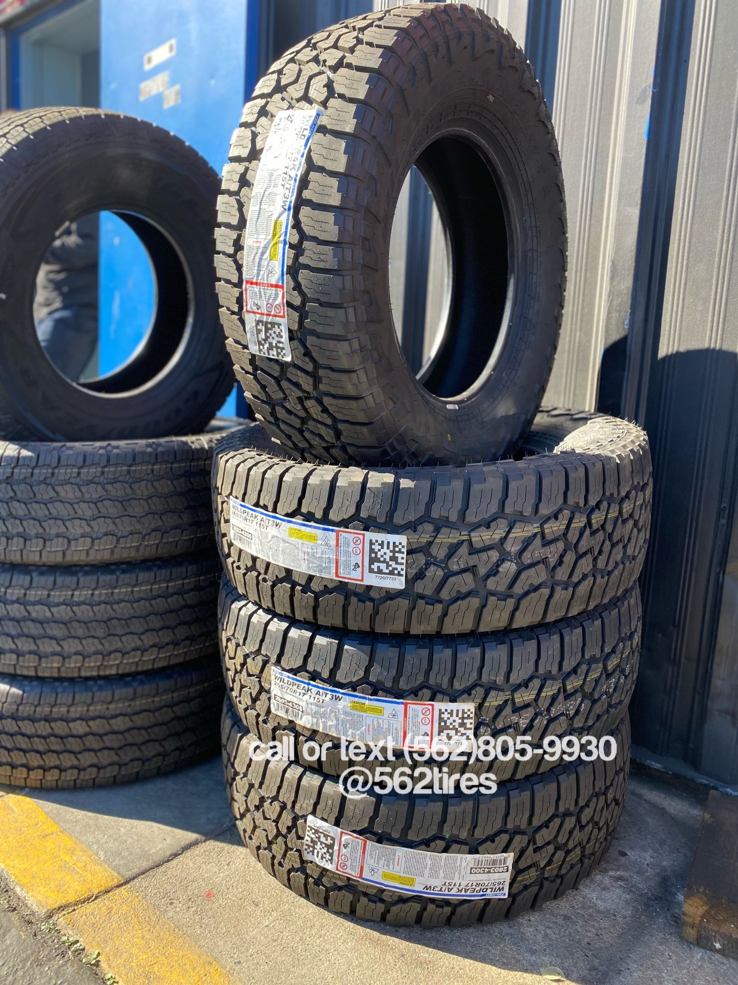 265/70/17 Falken Wildpeak AT3W 4 New Tires